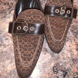 Vintage Coach Judie Mules